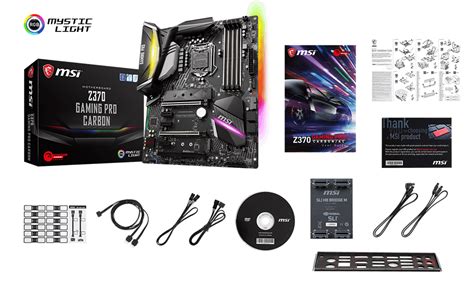 MSI Z370 GAMING PRO CARBON Datasheet.
